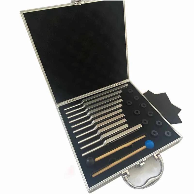 10 Sets Tuning Fork Colorful Tuning Fork Percussion Instrument Musical Body Sound Healing Relax