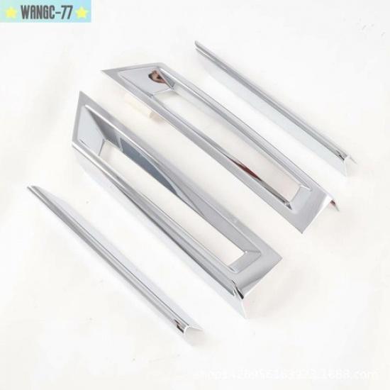 Accessories Chrome Front Fog Light Frame Cover Trim For Honda CRV