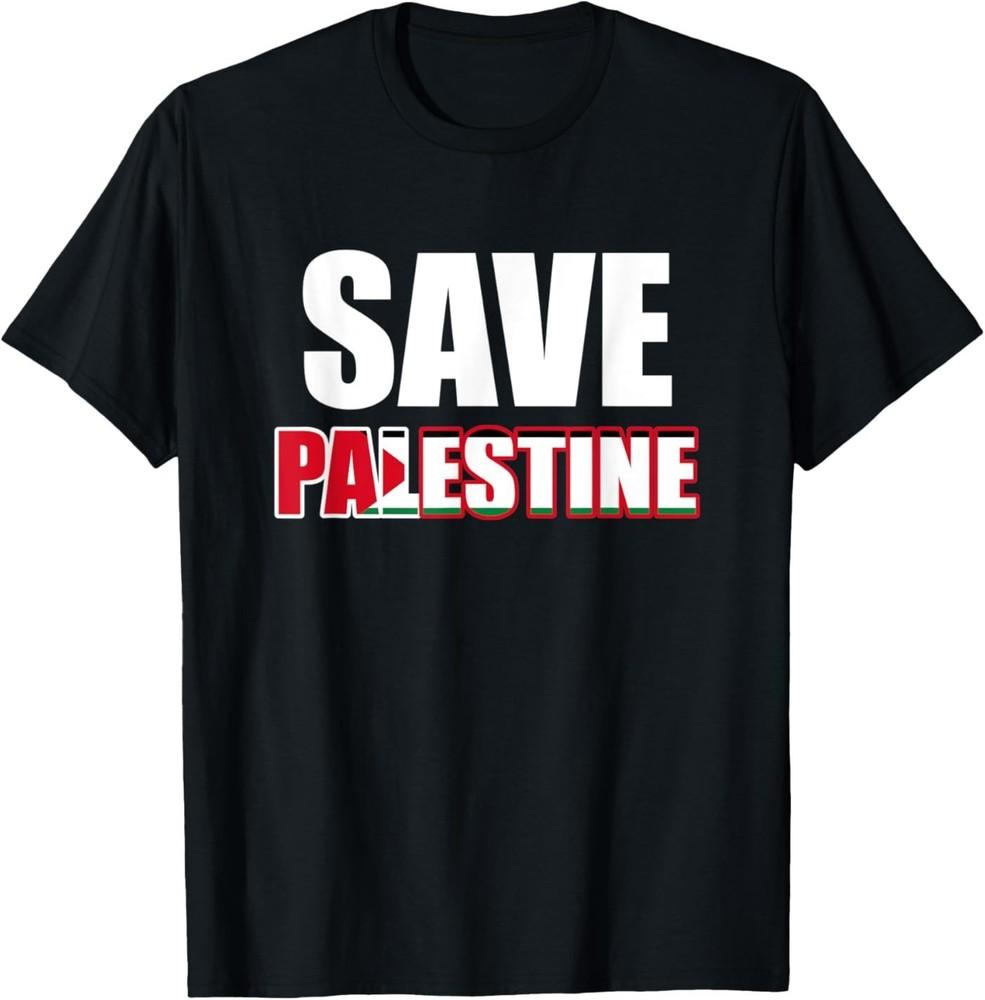 Save Palestine Palestinian Flag Activist Unisex T-Shirt XXXL