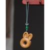 Green Sandalwood Rabbit Ear Phone Chain Bag Pendant DIY Accessory