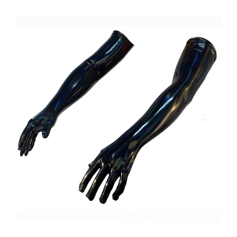 Stylowe Długie Rękawiczki ze Skóry PU dla Kobiet do Imprezowych Stylizacji Rękawiczki Czarownicy na Halloween na Wieczorne Gale i Maskarady