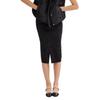 Coach Solid Color Stand Collar Zipper Short Sleeveless Vest Women vests Black CV305-BLK