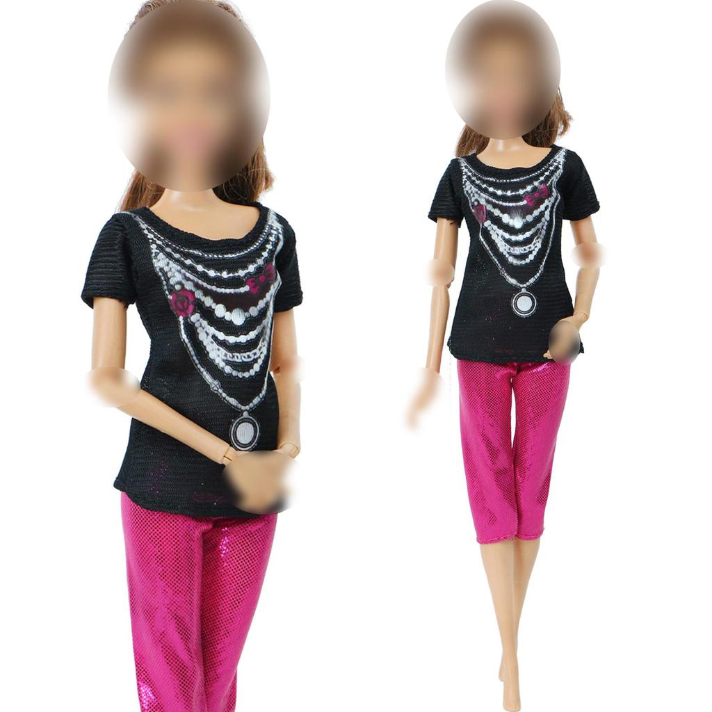 Ținută Păpușă 1/6 Fashion Girl Rochie Mini Fustă Rochie Pantaloni Haine pentru Păpușă 30cm 11,5 inch Set Cadou Jucărie Fată