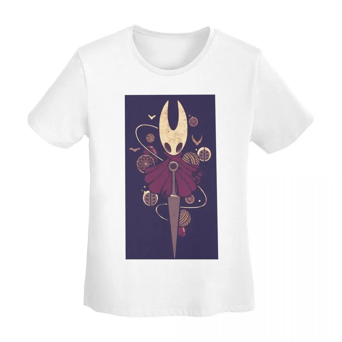 

Футболка Hollow Knight Женская с коротким рукавом Футболки с круглым вырезом Одежда Хлопок Летние Футболки Уличная одежда S