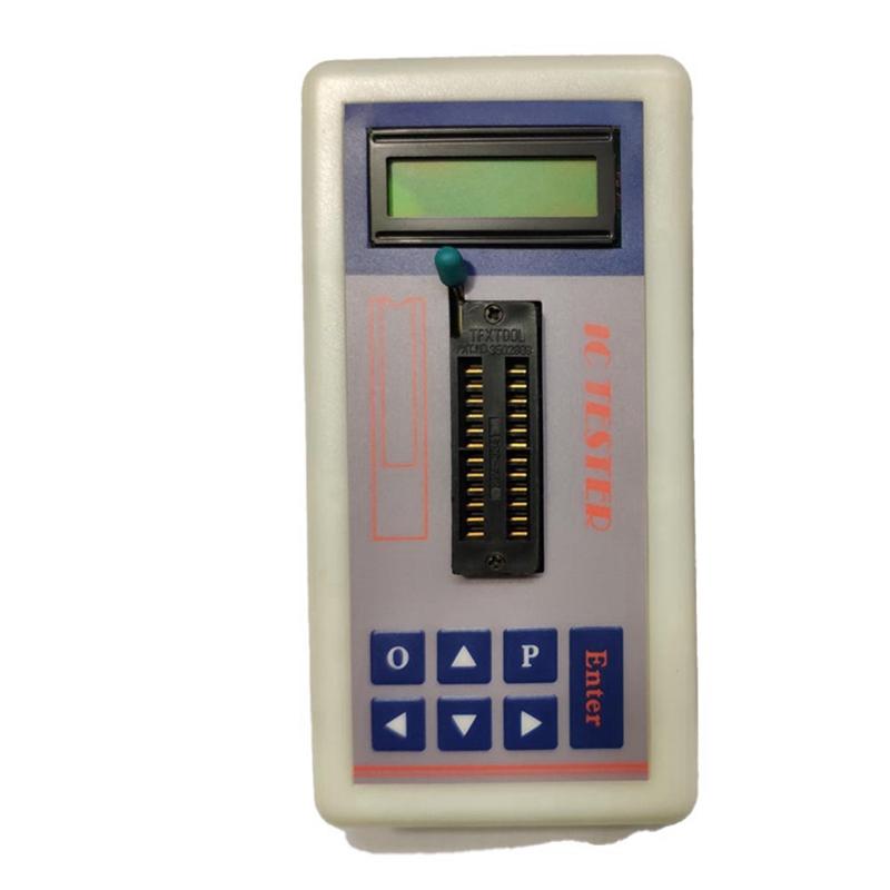 AA58 Professional Integrated Circuit IC Tester Transistor Tester Online Maintenance Digital LED Transistor IC Chips Tester(A)