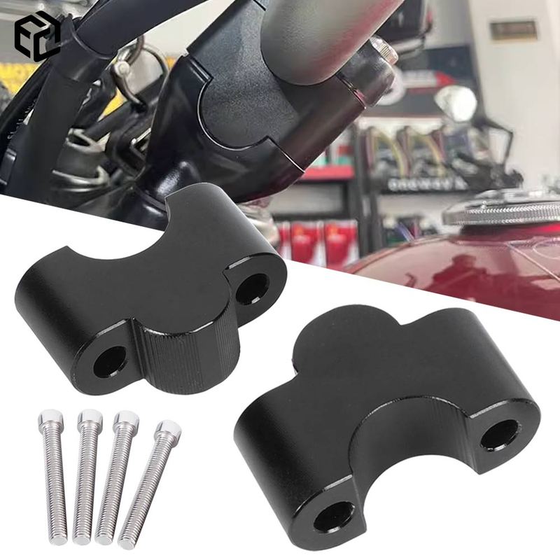 For Triumph Bonneville Bobber T100 25MM Motorcycle Handlebar Riser Handle Heightening Clamp Mount For Rocket III Accessories