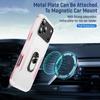 For iPhone 17 Pro Max Case Military Grade Ring Kickstand PC + TPU Phone Cover