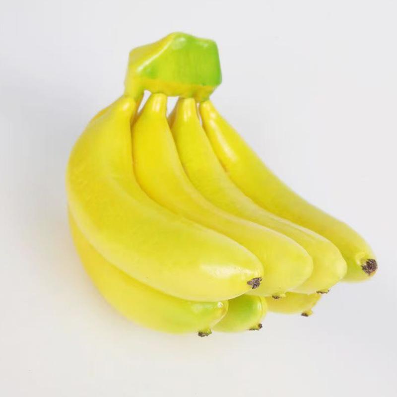 Künstliche Banane Dekorative Plastik-Fälschung Obst Realistische Auslage Simulierte Banane Für Hochzeit Weihnachten Dekoration