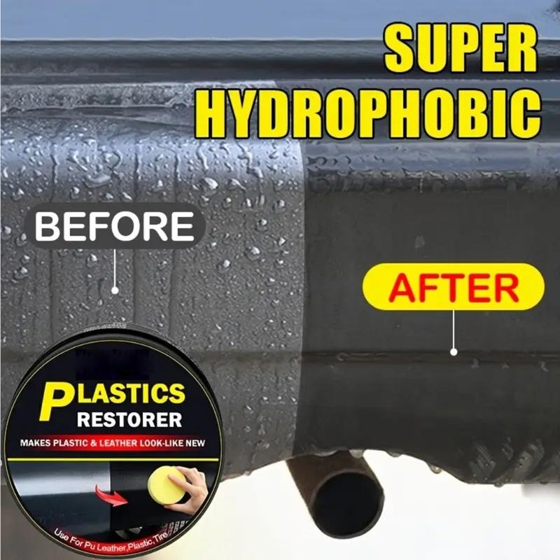 High Performances Interior Plastic Polish Wax Sponge Applicator Interior Wax Simple to Operate for Car Motorcycles