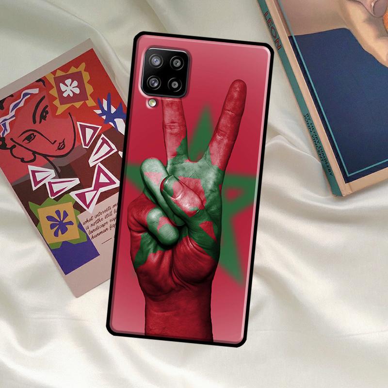 Morocco Flag Case For Samsung Galaxy A52 A32 A12 A33 A06 A16 A26 A36 A56 A15 A53 A13 A34 A54 A14 A35 A55
