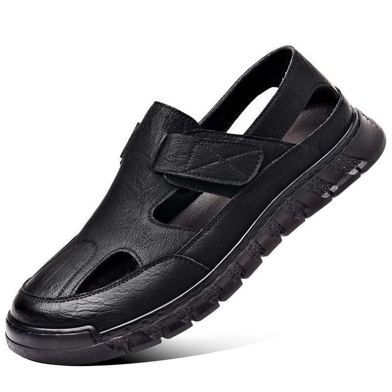 Fashion New Arrival Men's Toe Wrapped Sandals Quick-Dry Water-Friendly Sandaly Outdoor Male Beach Shoes All-match Dual-Purpose Slippers