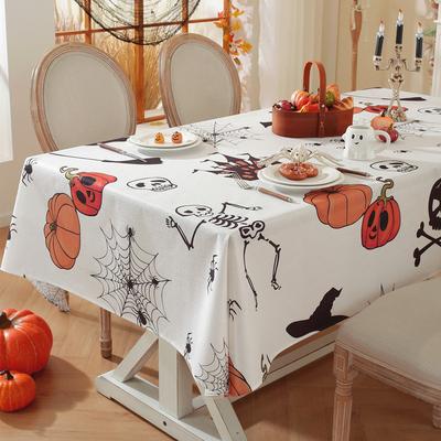 25 Polyester Bedrucktes Halloween Fledermaus Kürbis Tischdecke Dekorative Kaffeetisch Tischdecke Tischdecke