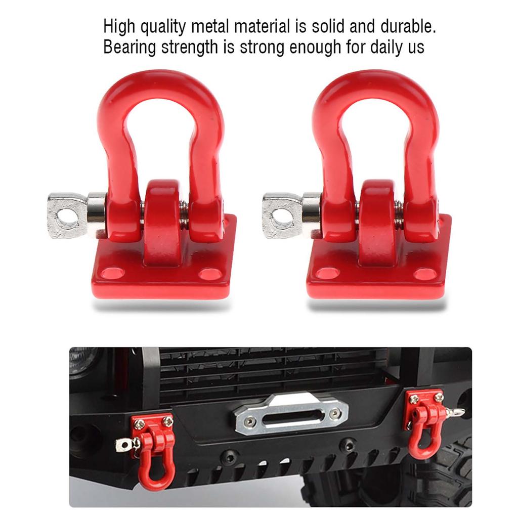 4PCS   Lock Catch for RC Climbing Crawler Car Assemble Replace Parts Red