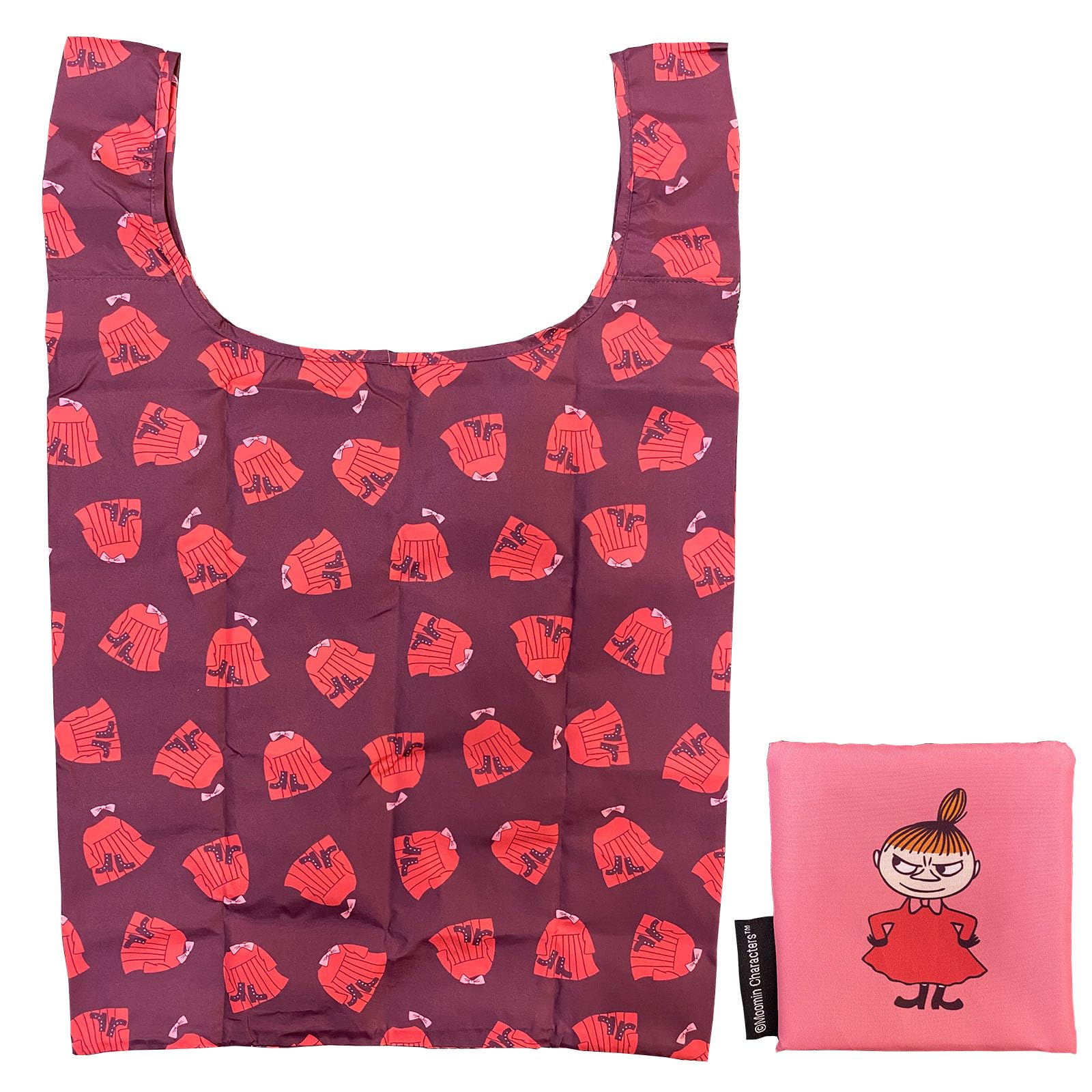 

Marushin Eco Little My Icon Made with Recycled 1425020600 Bag, Moomin, Pattern, Polyester,