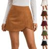 Women's High Waist Asymmetrical Skort with Hip-Hugging Fit for Casual Wear