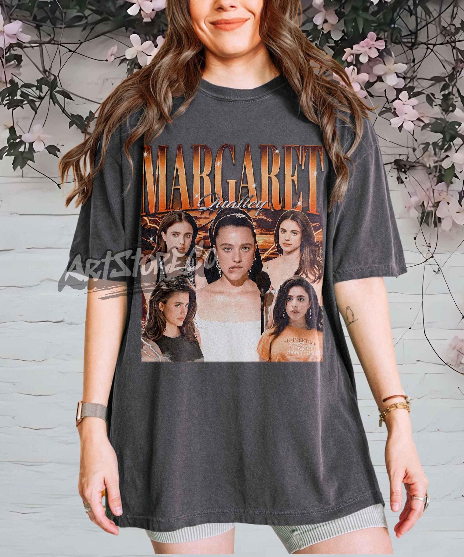 Margaret Qualley Retro Portrait Graphic Tee, Vintage Inspired Apparel 3XL