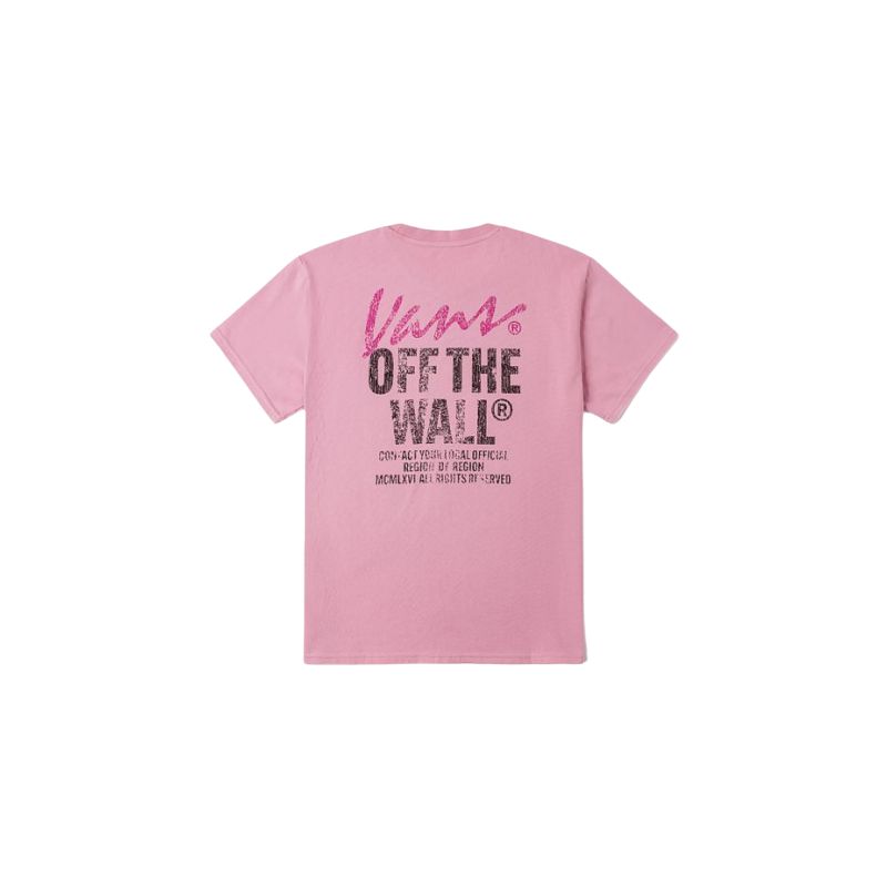Vans Off The Wall Casual Fashion Comfortable Short Sleeve T-Shirt Women T-Shirts VN000QUNEN7