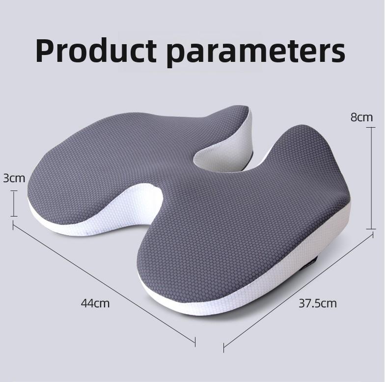 1PCS Memory Foam Seat Cushion - Breathable Polyester OfficeClassroom Anti-Slip Pad for Comfort 44x375 серый 8280₽