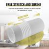 ABEZ 15Cm Diameter Flexible Air Conditioner Exhaust Pipe Duct Vent Outlet Pipe Portable Air Conditioner Outlet Conditioner