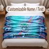 Wigan Warriors Bedruckte Flanelldecke Mit Personalisierbarem Namen Weiche Warme Decke Für Schlafzimmer Feiertagsgeschenk