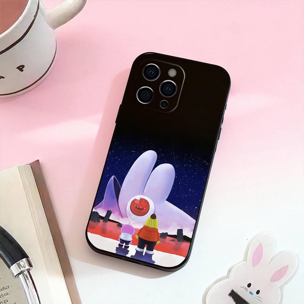 Cartoon S-Smiling Friends Phone Case For iPhone 17,16,15,14,13,12,11 Plus,Pro,Max,XS Silicone Soft Cover