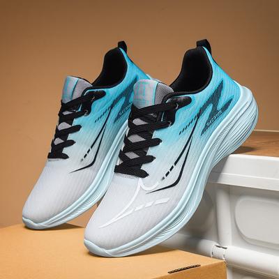 Spring New Lightweight Fly-woven Outdoor Mesh Sports Shoes Breathable and Non-slip Running Shoes Men's and Women's Couples Running Shoes