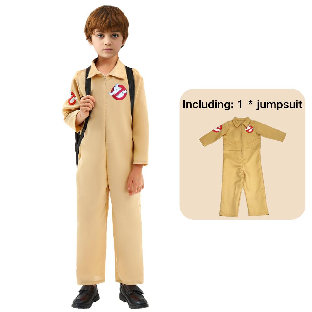 Dieses Ghostbusters Cosplay-Kostüm und Quantenpack sind für Kinder und Erwachsene geeignet.