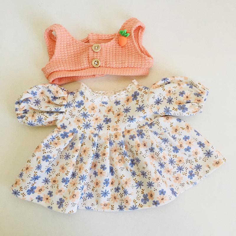 Medium 30cm Handmade Doll Clothes for Jointed Bear - S Size Belle Lulu Outfit Gift for Girls