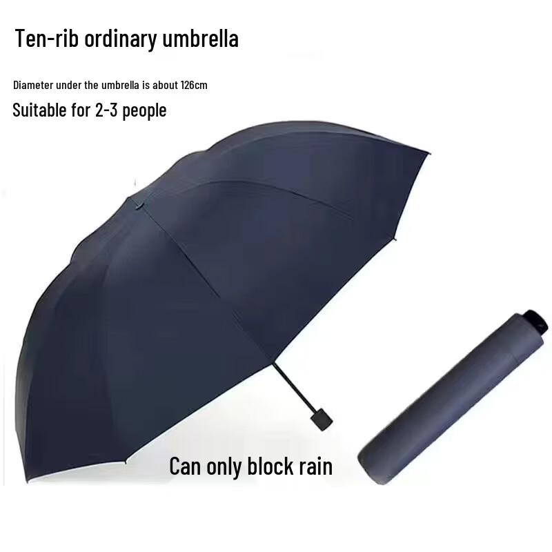 Jingduzhixing Extra Large 3-Person Sun/Rain Umbrella