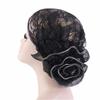 1PC Women Girls Floral Lace Turban Hat India Cap Muslim Hats Chemo Cap Flower Bonnet Beanies Hijab Underscarf