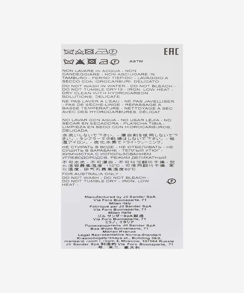 Jil Sander Lucid Shirt Midi Dress - White / Jswu505280Wu248000101