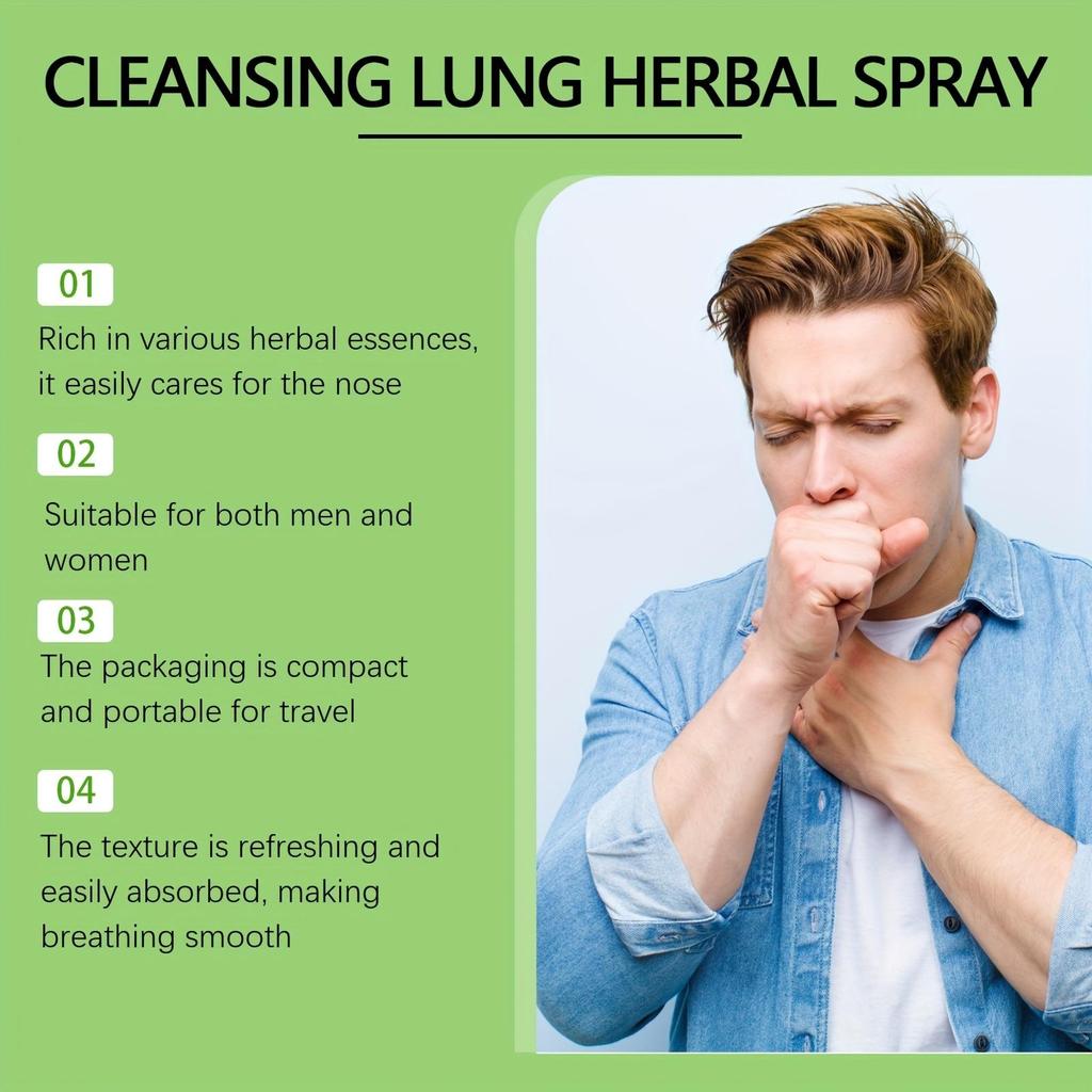Herbal Nasal Care Essence Spray, Gently Cleanses The Nasal Cavity, Soothes and Moisturizes, Bringing A Refreshing and Smooth Feeling To The Nose