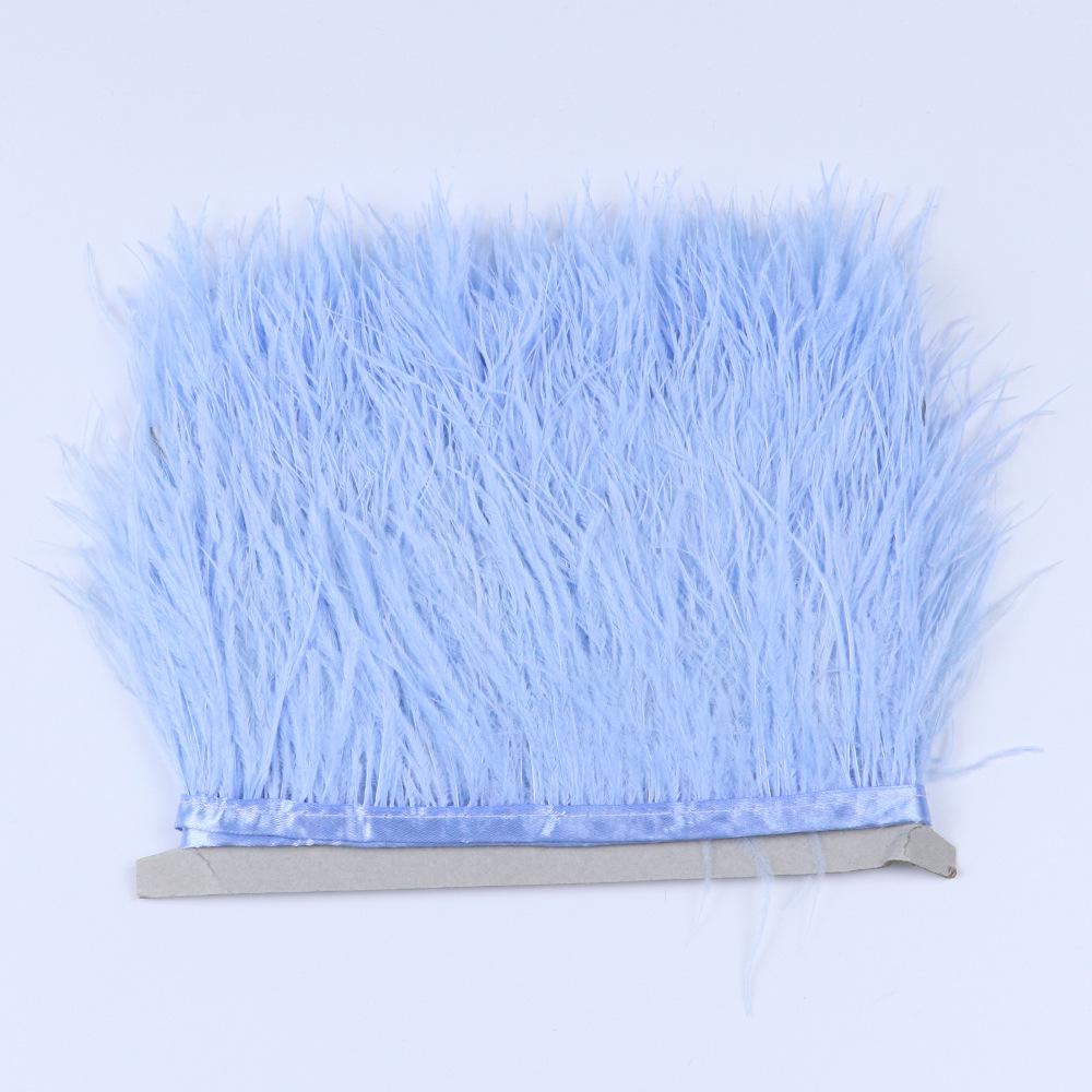 Ostrich Feather Edge 6 -8cm Decorative Wedding Diy Accessories Evening Dress Edge 