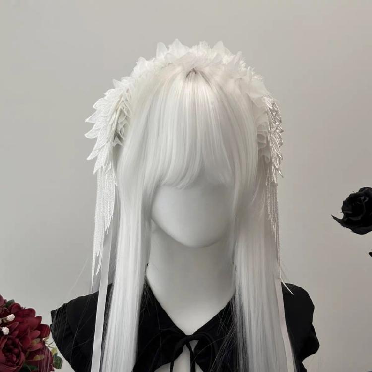 Decorative Wing Shaped Hair Cloth Band Comfortable Headwear for Special Event Everyday Use
