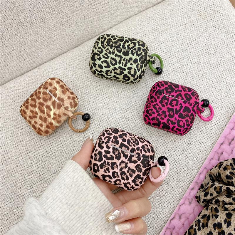 ins personalized printing leopard print suitable for AirPods 1 generation protective case second generation 1 generation pro1 apple bluetooth headset