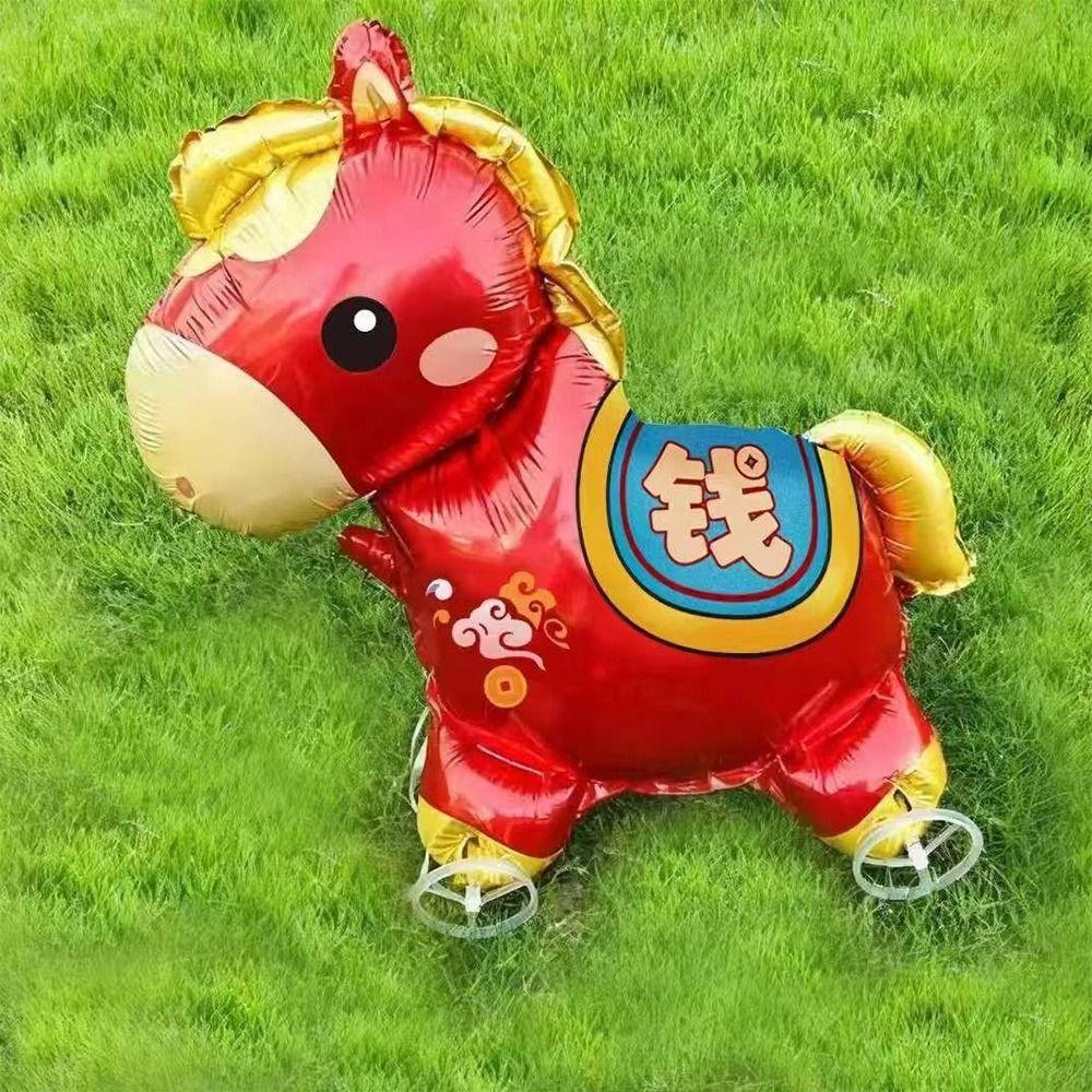 Cartoon Design 4D Balloons Cute Version Aluminum Foil Balloon Walking Balloon Stall Decoration