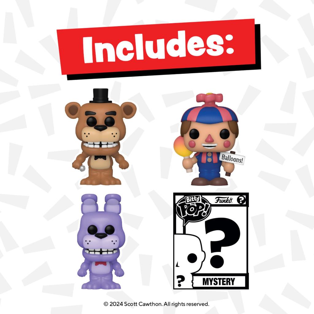 Pět nocí u Freddyho Série 3 Figurky Funko Bitty POP! FNAF Funko