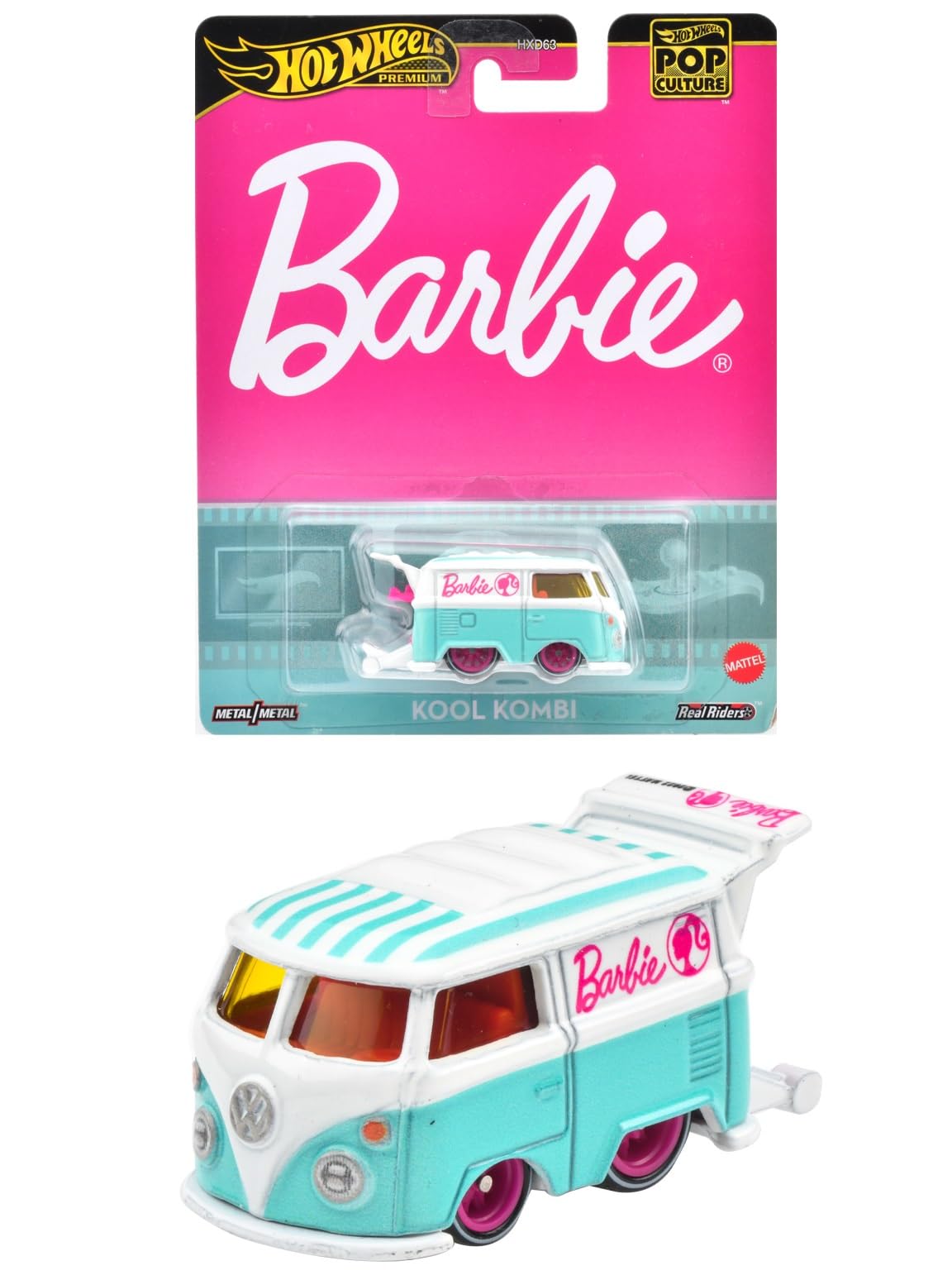 

Hot Wheels Pop Culture Barbie - Cool Combi [Мини-машина] [От 3 лет] HXD96