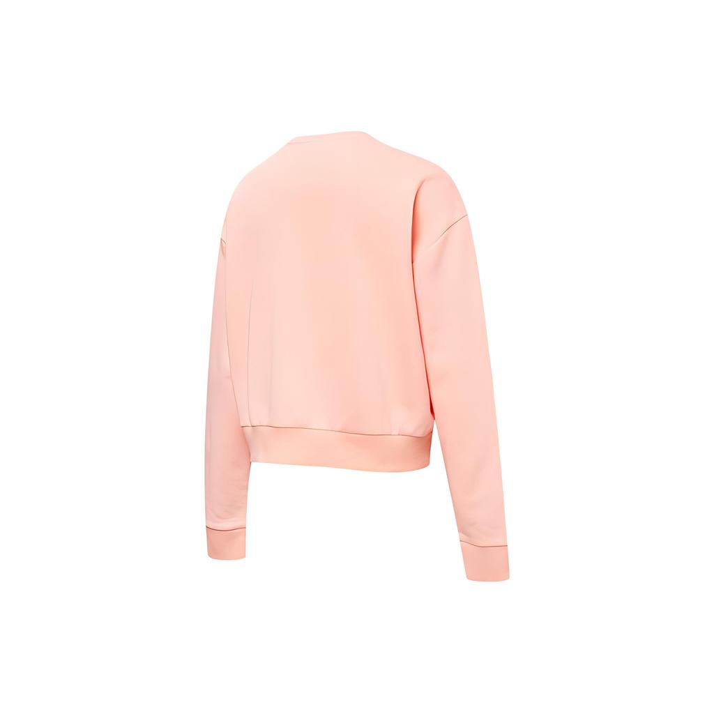 PUMA Sweatshirts Women's Pink Crew Neck Moderate Regular 845607-26