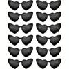 10pcs Retro Pose Love Sunglasses Female Fashion Big Face Thin Sunglasses Summer Travel Sunshade