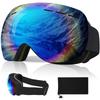 Gagaciso Ski Snow Snowboard OTG Wide Field of Spherical Sports UV Glasses Lightweight and Suitable for and Other Sports VLT Goggles, Goggles, Goggles,