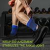 Vbosi 1 Pair Women Men One Size Unisex Sweat Absorbing Ankle Support Sleeve For Running Basketball