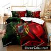 3D-Druck Portugal Flagge Bettwäsche-Set Jungen Mädchen Twin Queen King Size Bettbezug Kissenbezug Bett Jungen Erwachsene Heimtextilienextile741