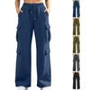 Women's High Waist Casual Joggers with Pockets Color Athletic Pants