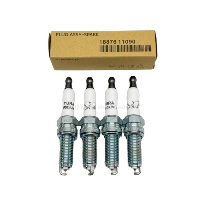 4PCS Spark Plugs for Hyundai All-New IX35 New Sportage Part Number: 18876-11090 1887611090