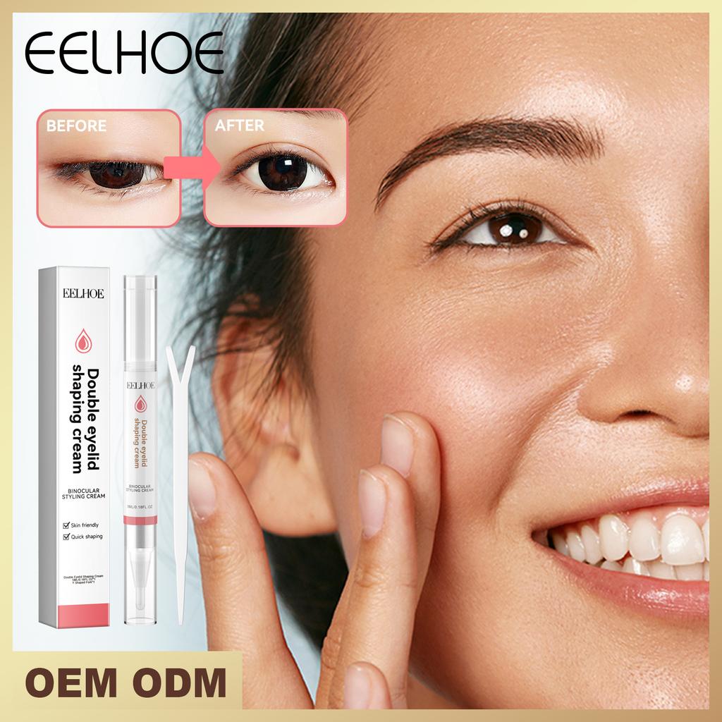 EELHOE Big Double Eyelids Styling Shaping Cream Practical Eyelid Glue Professional Invisible Lasting Lift Eyes Beauty Makeup Tools 5ml