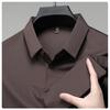 Men's Summer Ice Silk Non-Iron Short-Sleeve Business Shirt