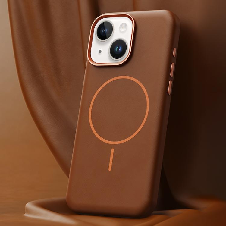 Elephant Leather Full Coverage Magnetic Microfiber Leather PC Phone Case