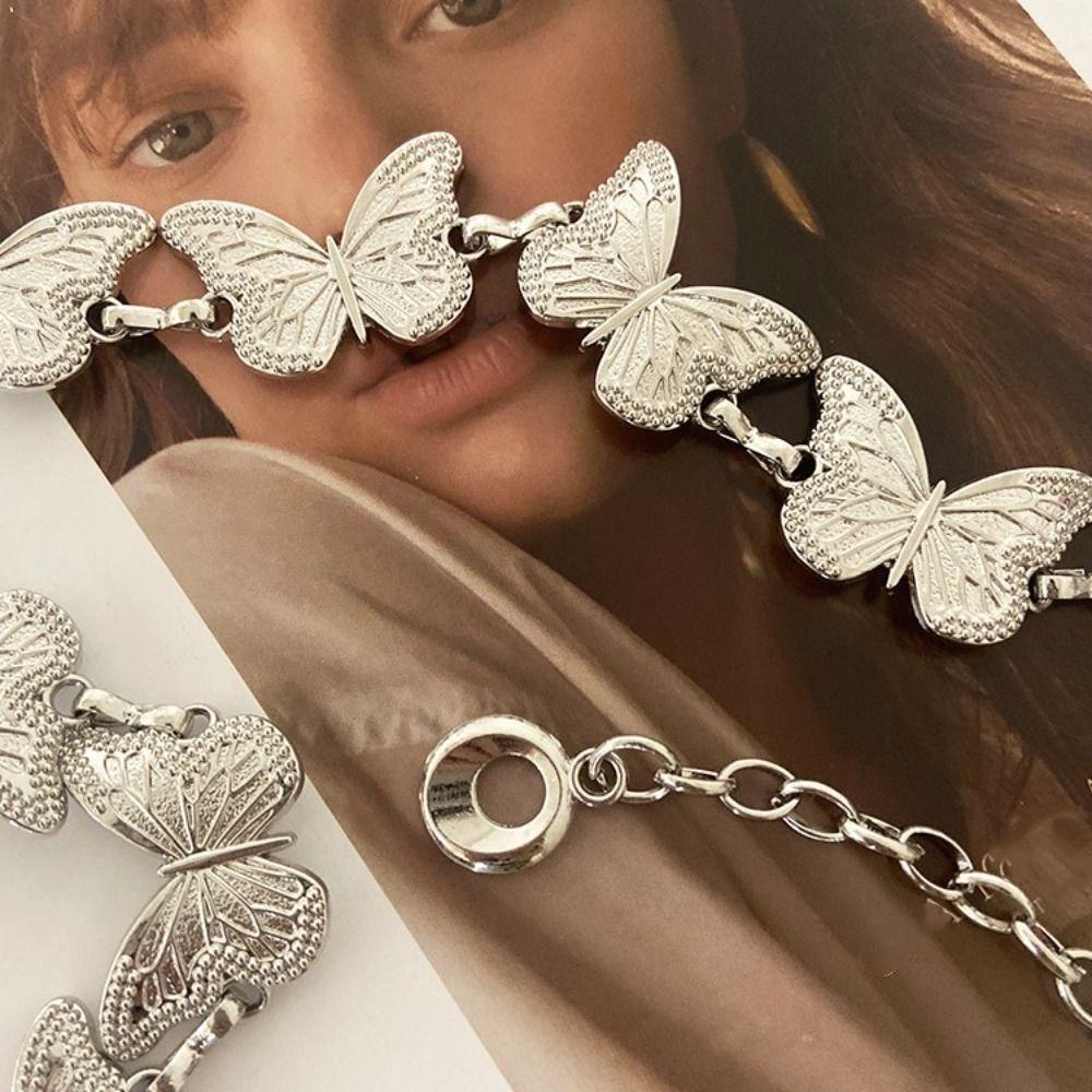 Metal Waist Accessories Y2K Waist Chain Accessories Butterfly Waist Chain  Summer