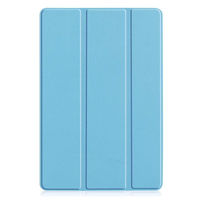 

Чохол для Samsung Galaxy Tab A8 2021 PU Flip Tri-Fold Magnetic PU Leather Stand Cover For Samsung Tab A8 10.5 SM-X200/SM-X205 Чохол для планшета Funda TAB A 2019 T290 T295 8in небо синє кольору